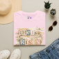 He Is Risen (Lace Collage) Adult T-shirt