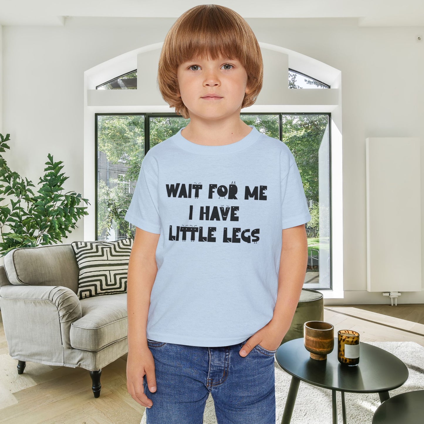 Wait For Me I Have Little Legs Heavy Cotton™ Toddler T-shirt