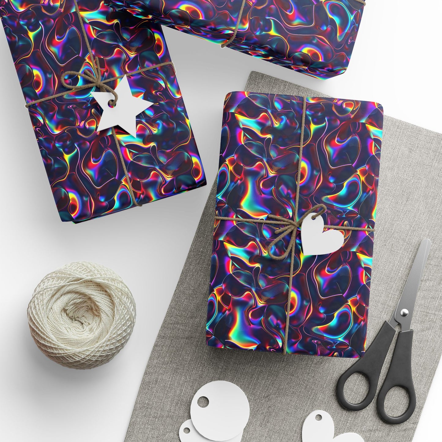 Holographic Mirage Wrapping Paper