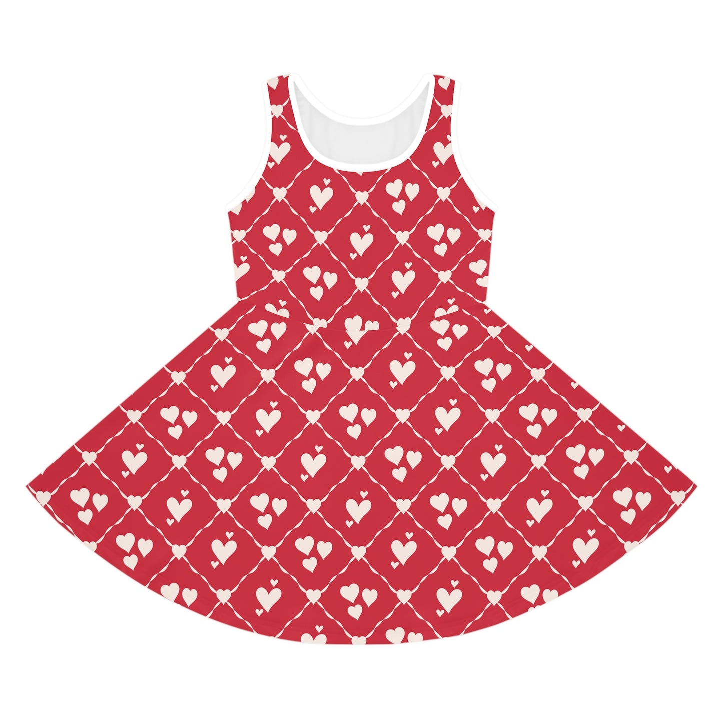 Sweetheart Trellis Girls' Sleeveless Sundress