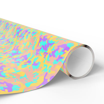 Dreamsicle Camo Wrapping Paper