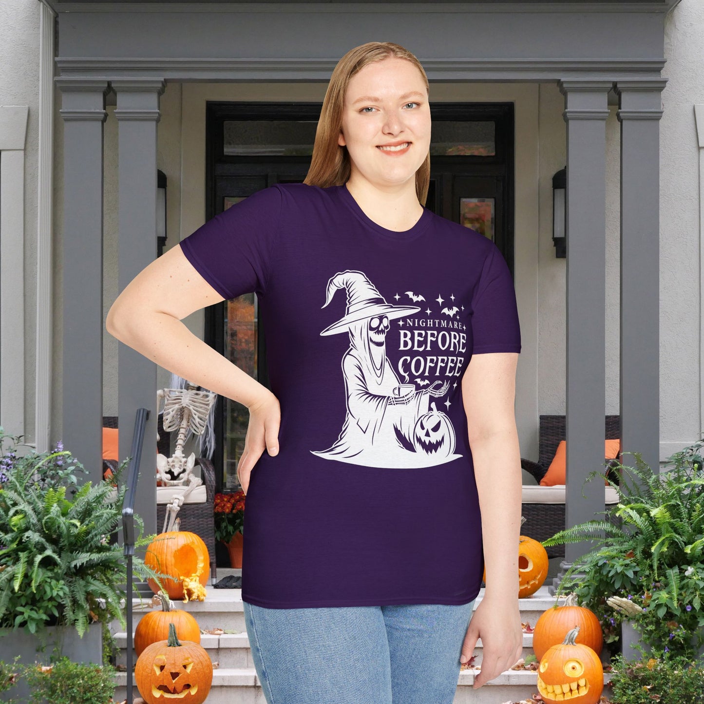 Nightmare Before Coffee Adult T-shirt