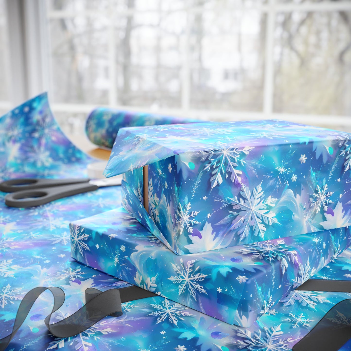 Holiday Flurries Wrapping Paper