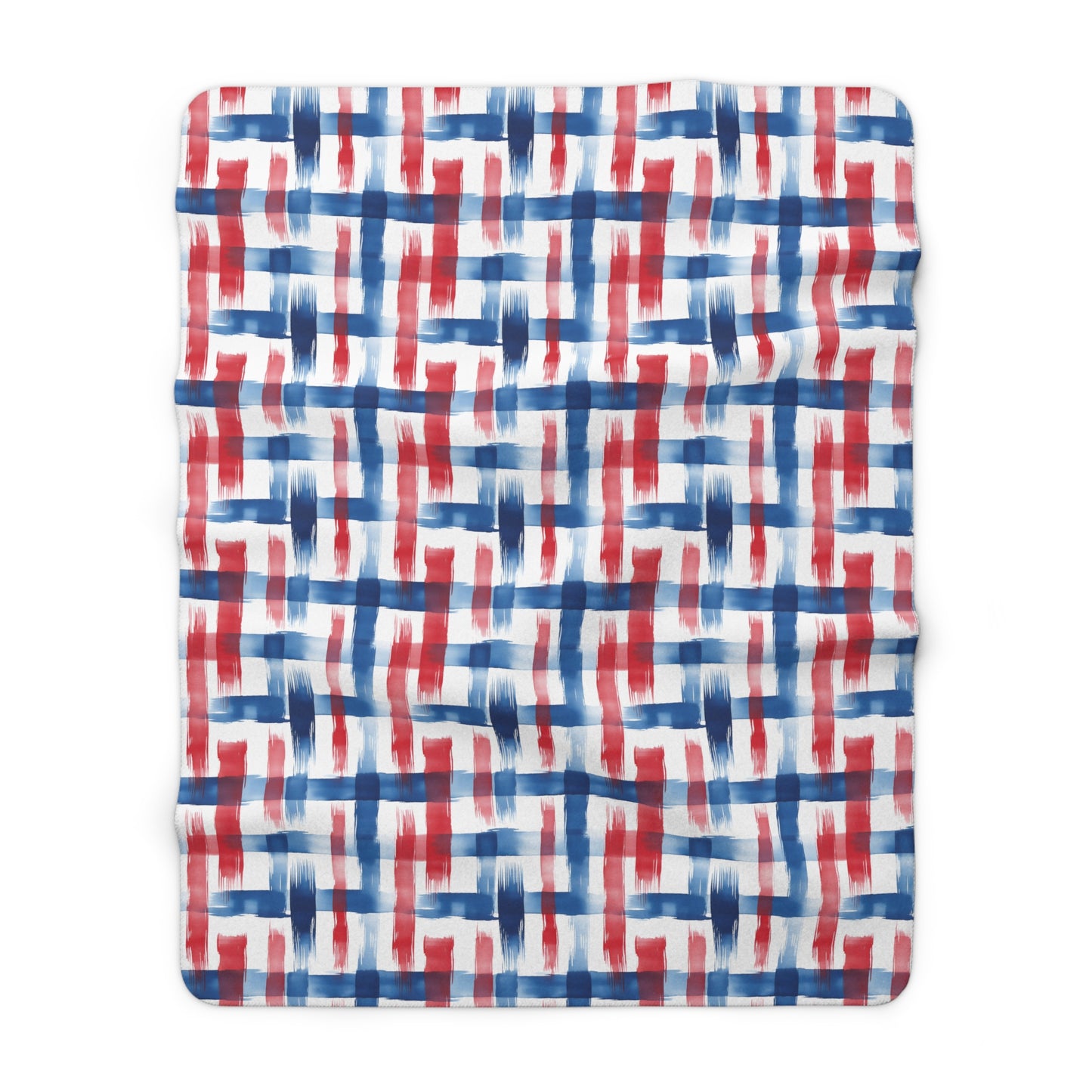 Liberty Strokes Sherpa Fleece Blanket