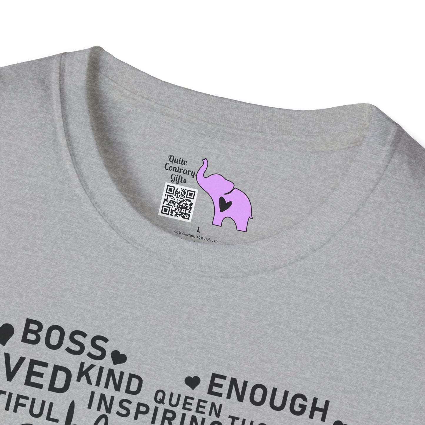 Mom Strong (Heart) Adult T-shirt