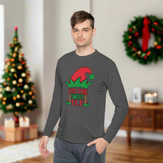 I'm The Sweet Elf Adult Long Sleeve Tee