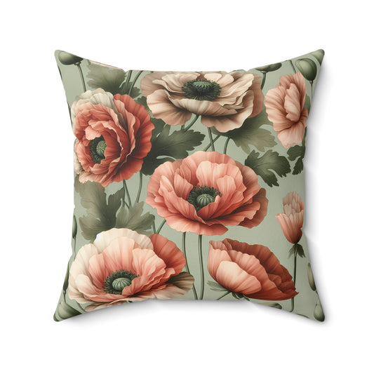 Blushing Poppy Duvet Bedding Set