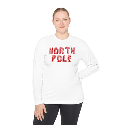 North Pole Adult Long Sleeve Tee