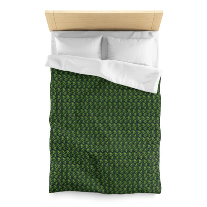 Emerald Canopy Frogs Microfiber Duvet Cover