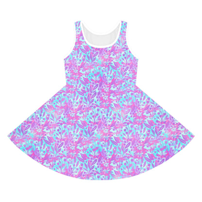 Sweet Berry Bloom Girls' Sleeveless Sundress