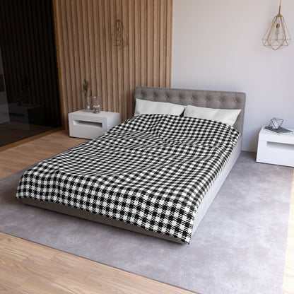 Black & White Balance Microfiber Duvet Cover