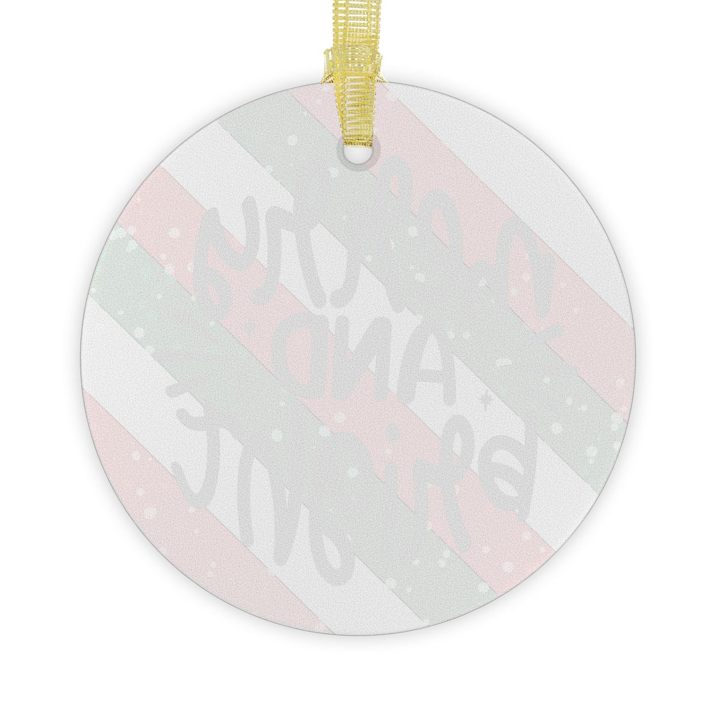 Merry & Bright Glass Ornament
