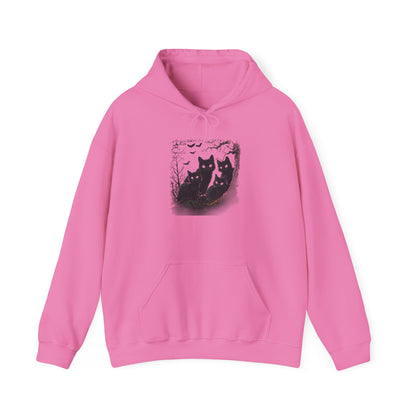 Black Cats Heavy Blend™ Hooded Sweatshirt