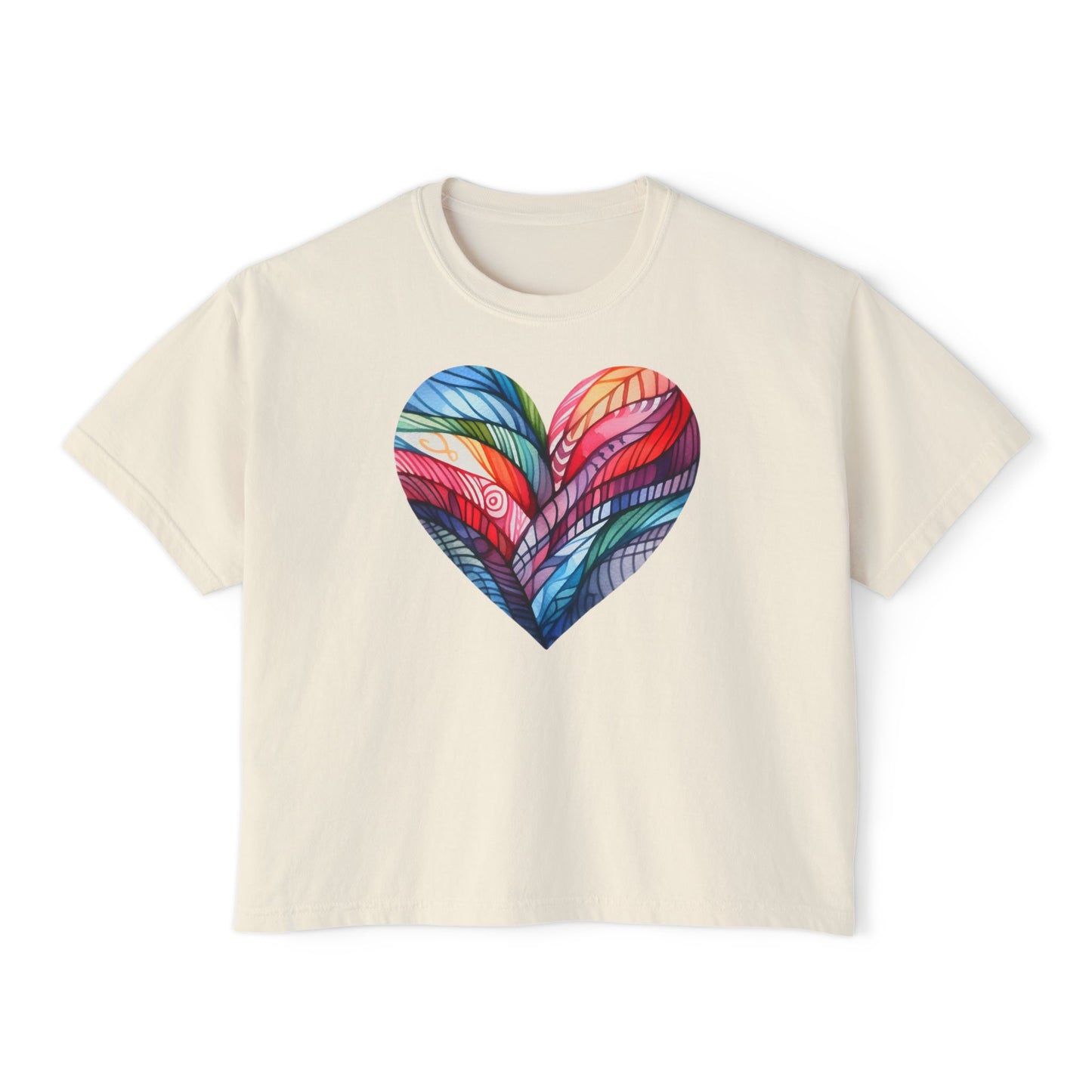 Heart of Many Colors Women's Boxy Tee