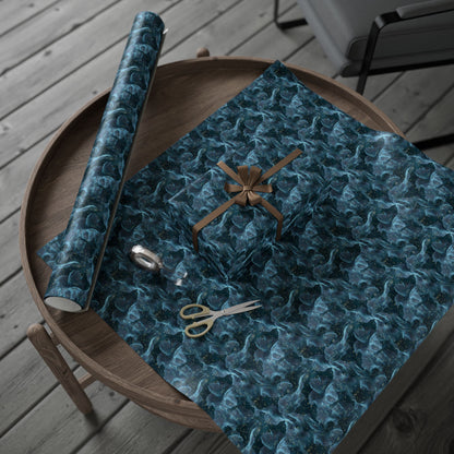 Midnight Sheer & Lace Wrapping Paper