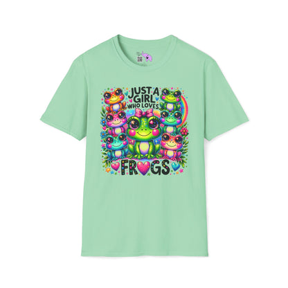 Just A Girl Who Loves Frogs Adult T-shirt