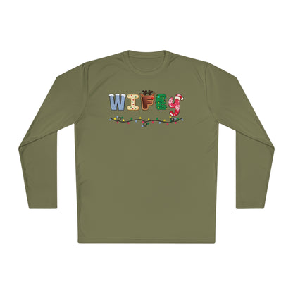 Christmas Wifey Adult Long Sleeve Tee