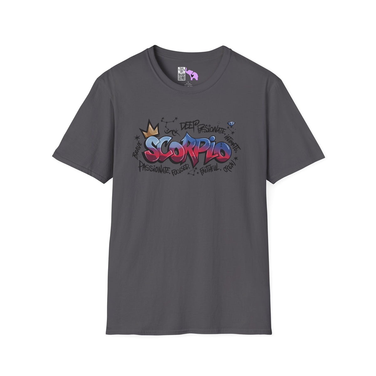Scorpio Street Art Adult T-shirt