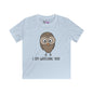 I Am Watching You (Owl) Kids Softstyle Tee