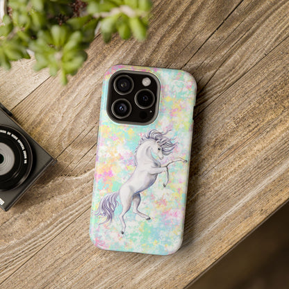 Pastel Pegasus MagSafe® Compatible Tough Case for iPhone