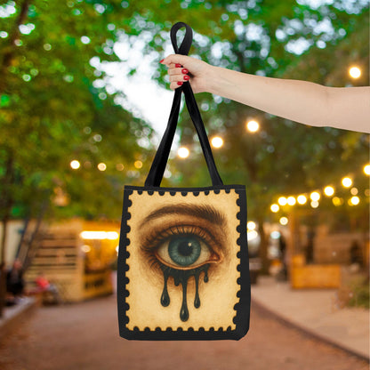 Drip Gaze Canvas Tote Bag