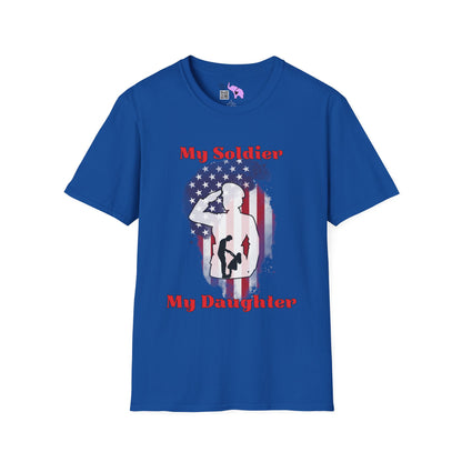 My Soldier My Daughter (Dad) Adult T-shirt