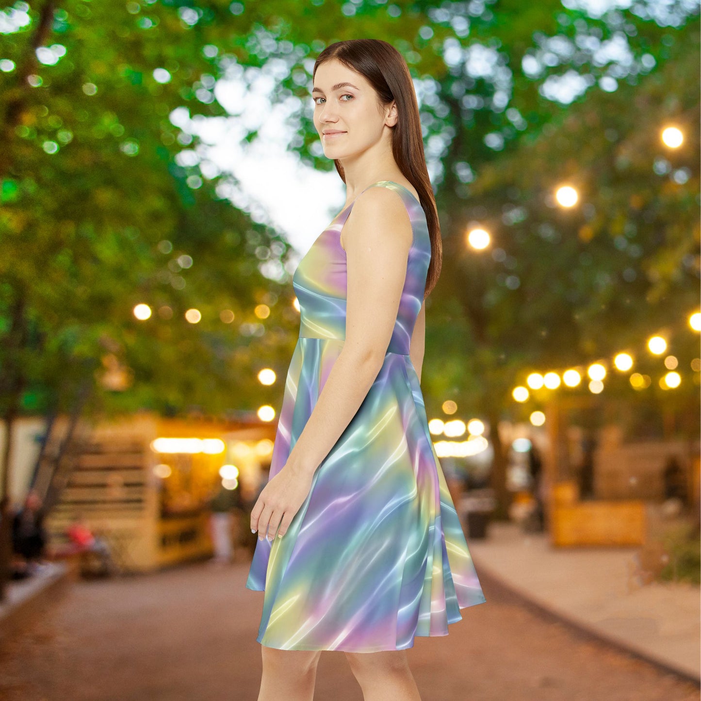 Pastel Mirage Women's Skater Dress