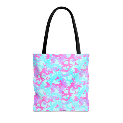 Cotton Candy Camo Canvas Tote Bag