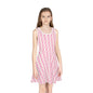 Dreamy Rose Gingham Girls' Sleeveless Sundress