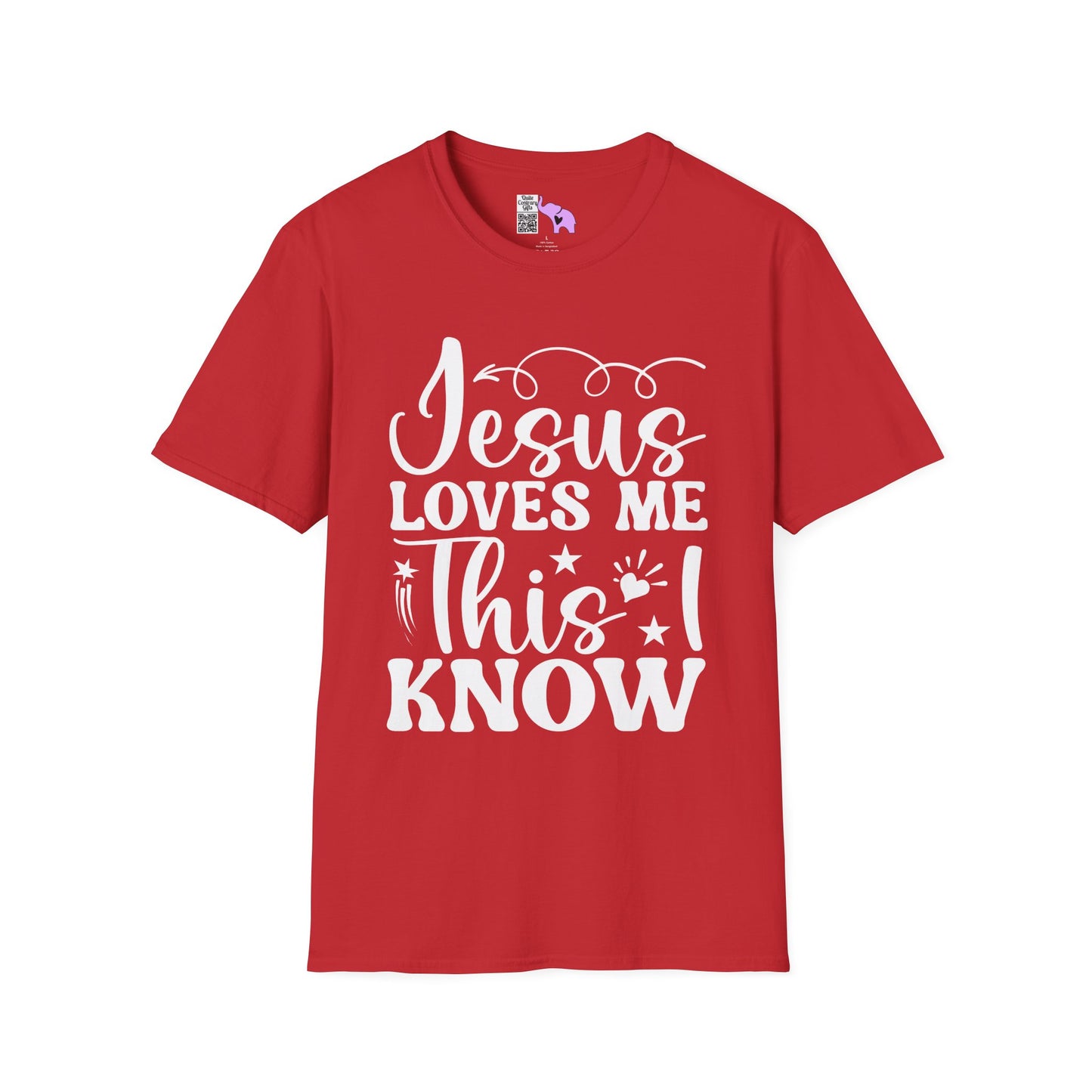 Jesus Loves Me This I Know Adult T-shirt