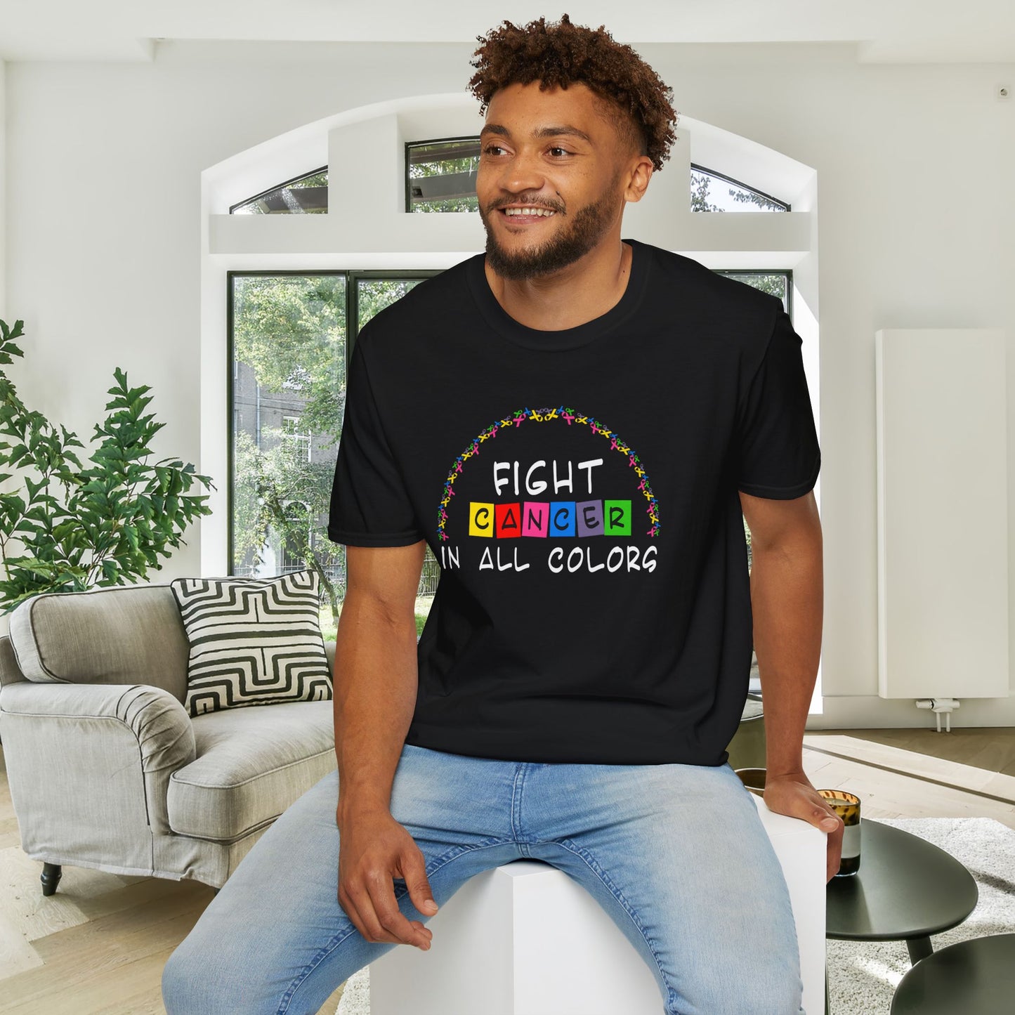 Fight Cancer in All Colors 11 Adult T-shirt
