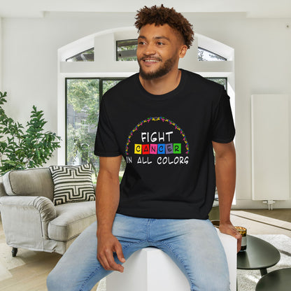 Fight Cancer in All Colors 11 Adult T-shirt