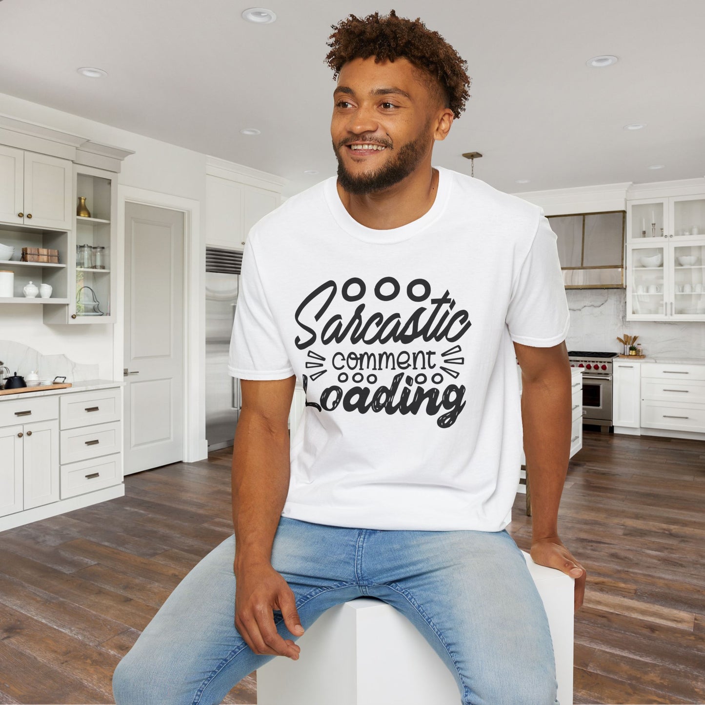 Sarcastic Comment Loading Adult T-shirt