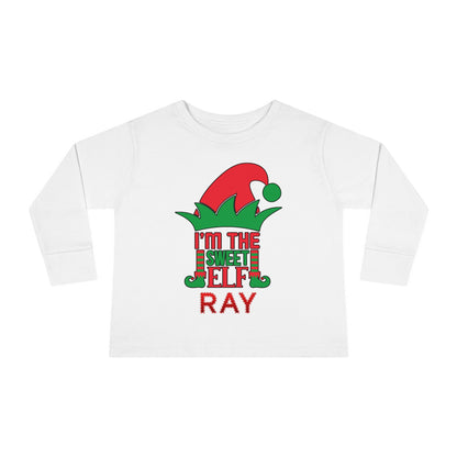 I'm The Sweet Elf Toddler Long Sleeve Tee