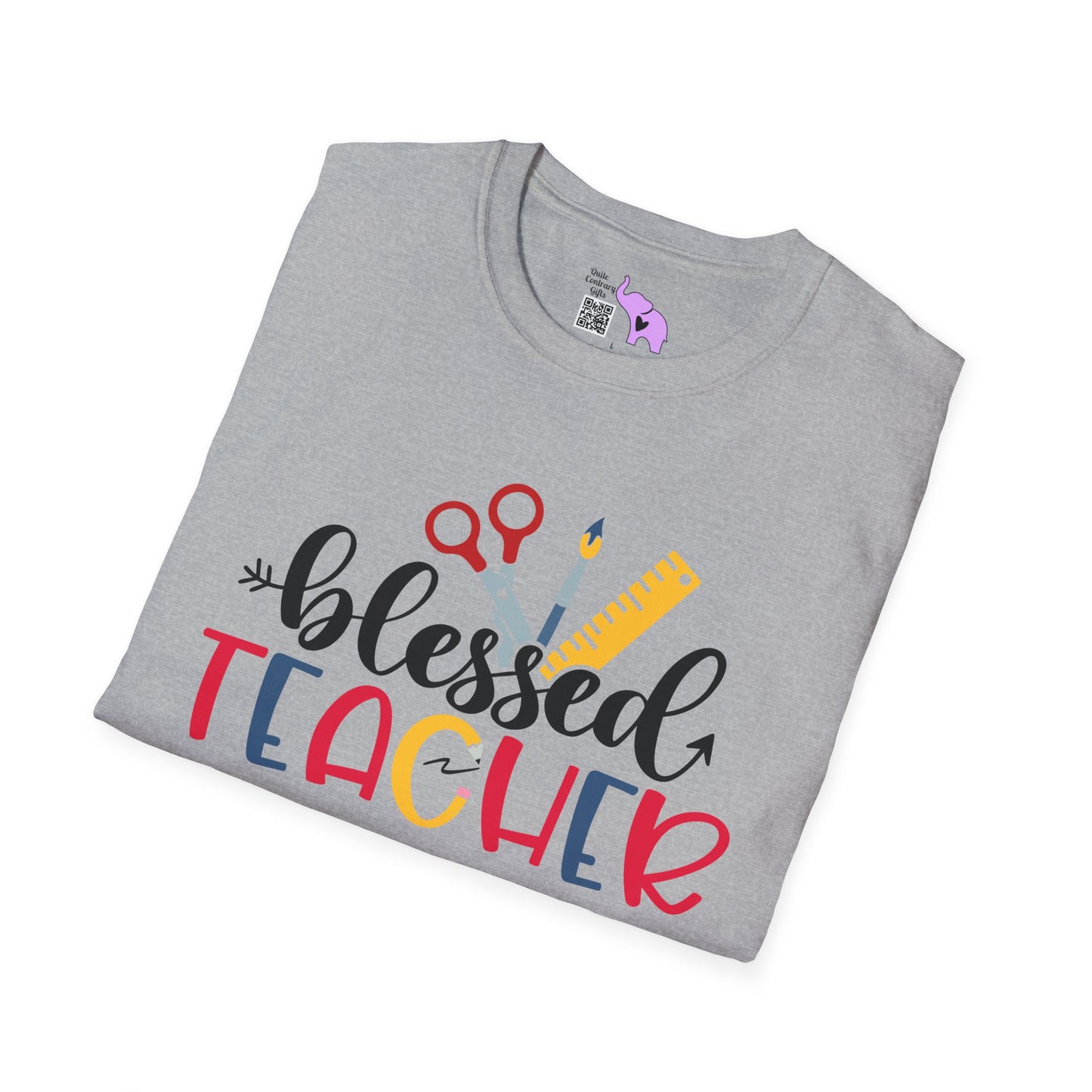 Blessed Teacher Adult T-shirt