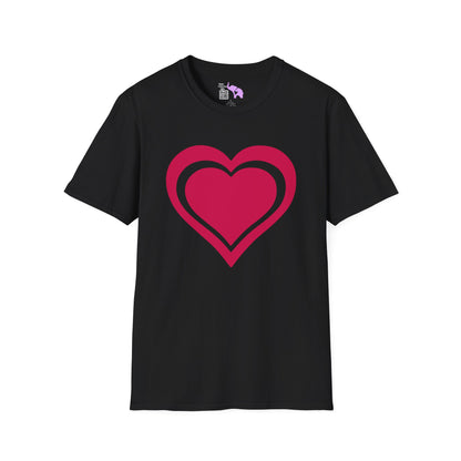 Heart Outline Adult T-shirt