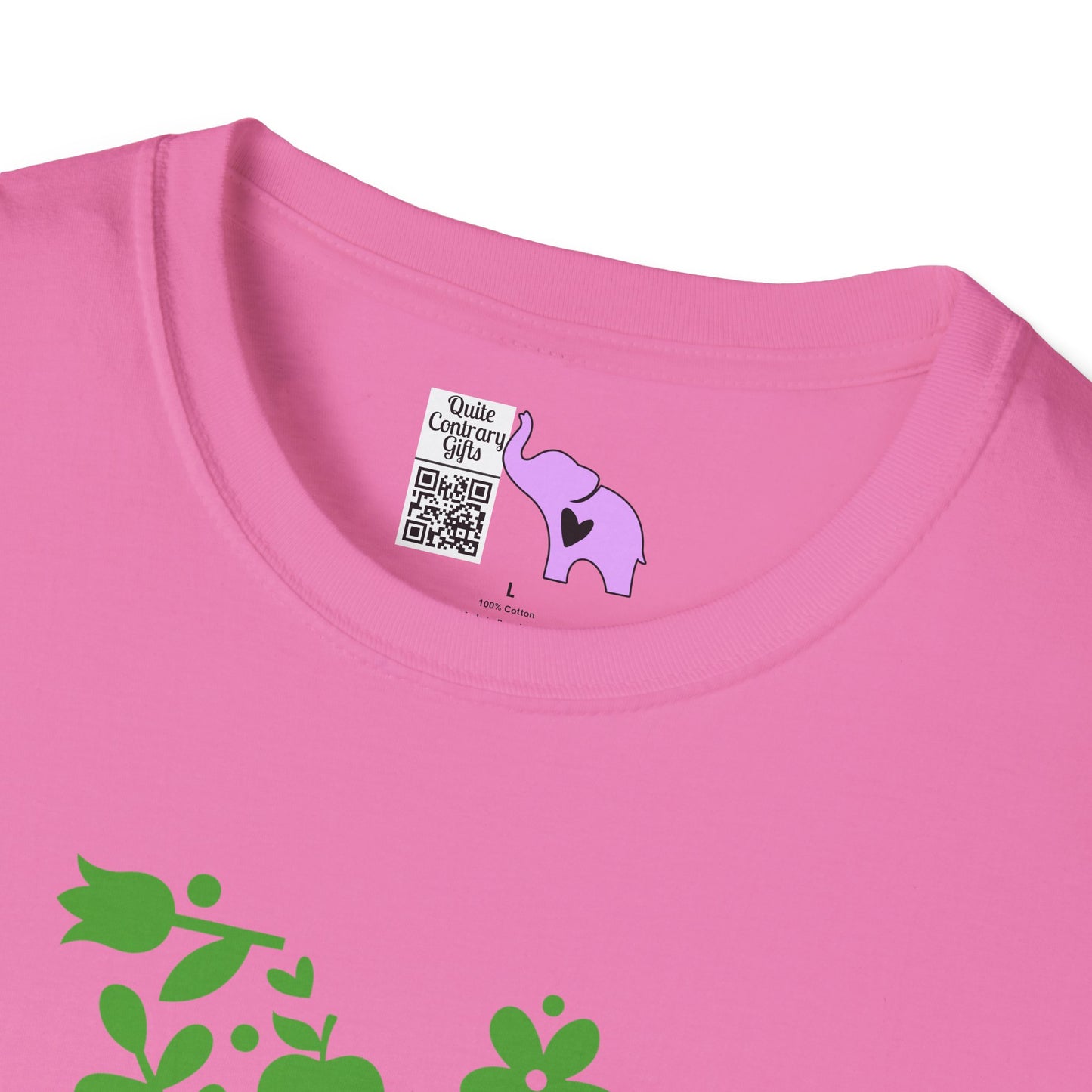 Teacher Apple Heart Adult T-shirt