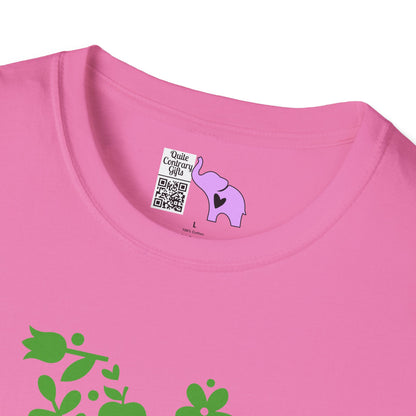 Teacher Apple Heart Adult T-shirt