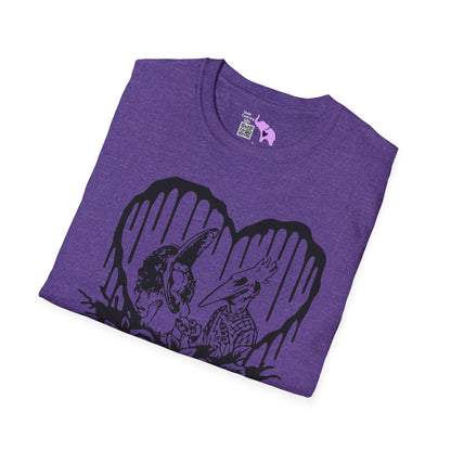 Beetlejuice Barbara & Adam Adult T-shirt