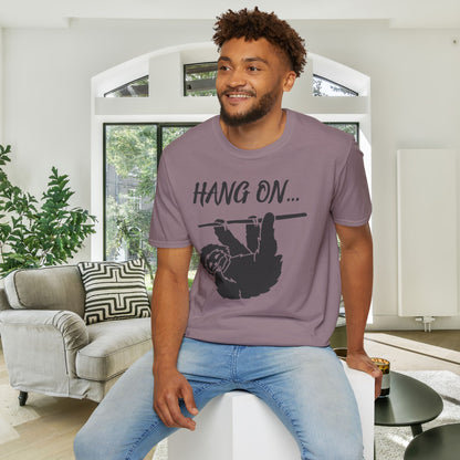 Hang On (Sloth) Adult T-shirt
