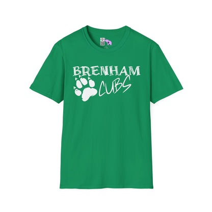 Brenham Cubs w/Claws Adult T-shirt