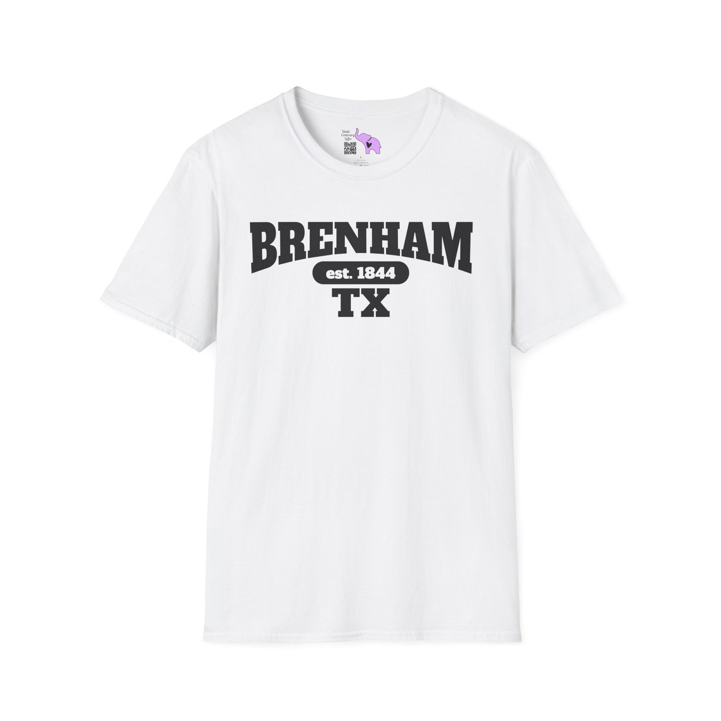 Brenham Tx Est. 1844 Adult T-shirt