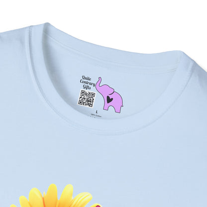 Cool Sunflower Kitten 2 Adult T-shirt