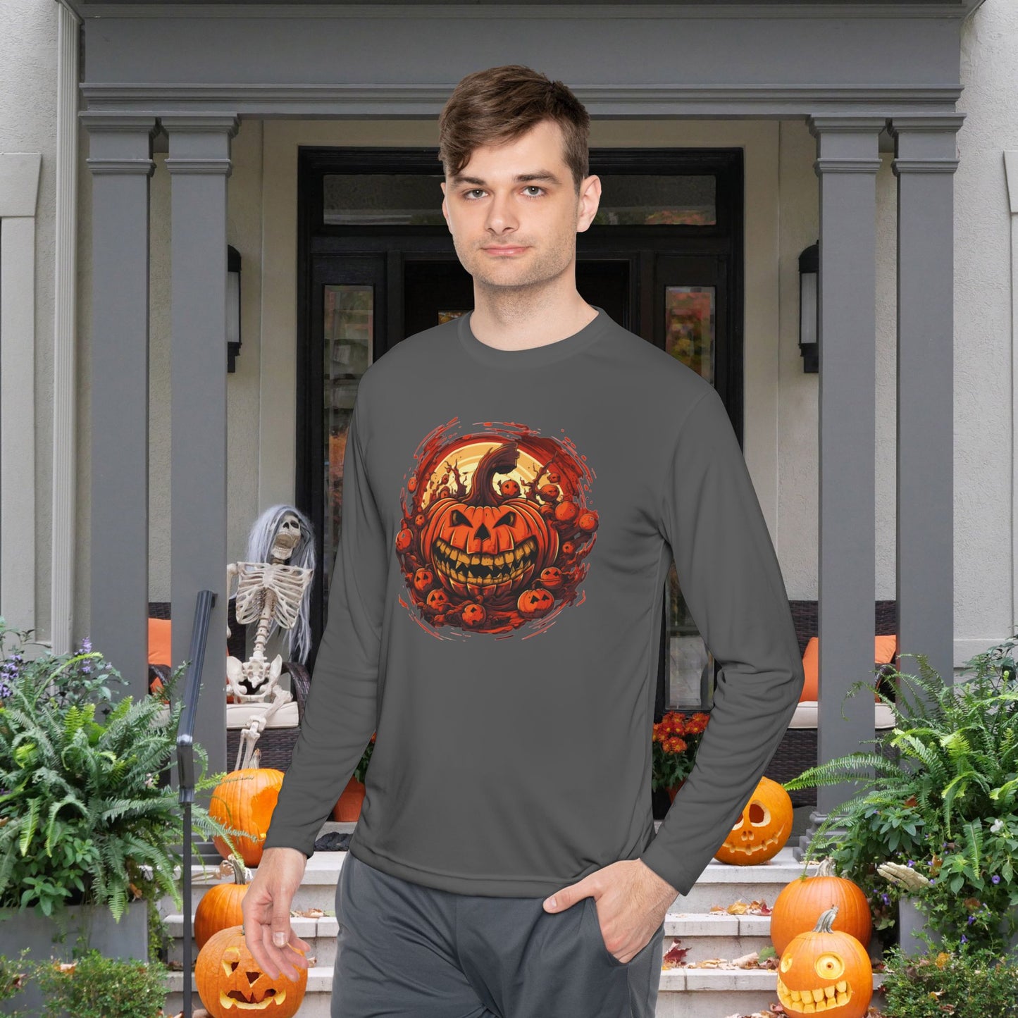 Sinister Smile Adult Long Sleeve Tee