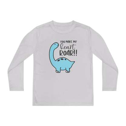 You Make My Heart Roar!! Youth Long Sleeve Tee