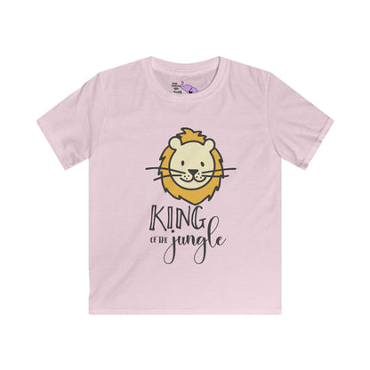 King of the Jungle (Lion) Kids Softstyle Tee