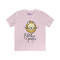 King of the Jungle (Lion) Kids Softstyle Tee