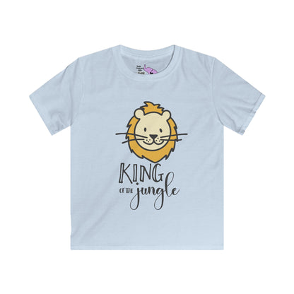 King of the Jungle (Lion) Kids Softstyle Tee