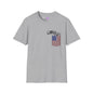 American Flag Pocket Gun Adult T-shirt