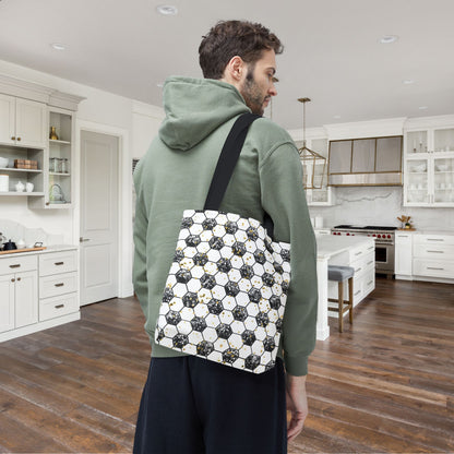 Soccer Gold Rush Canvas Tote Bag
